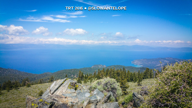 Great views of the lake. A little windy. Minimal snow (not a factor). June 2016.