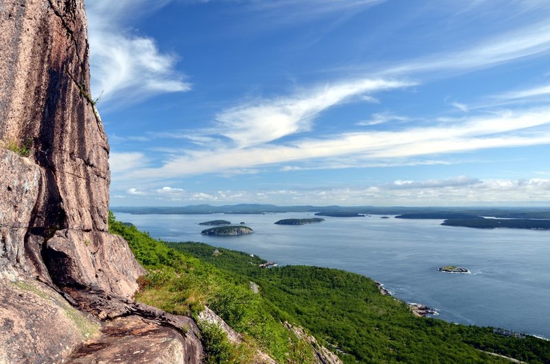 A view of Frenchman Bay from Champlain Mountain. with permission from Andrew Stehlik