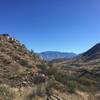 Looking towards the Catalina Mountains from atop the Tortolitas.