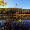 Catfish Pond in the fall. with permission from Jean Drescher