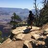 Father and son moment on the South Rim.