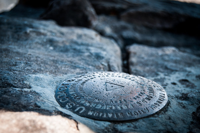 USGS tag for Quandary Peak.