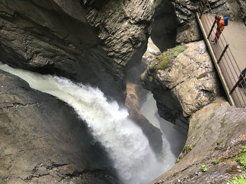 Another amazing view of one of the 10 Trummelbach Falls.