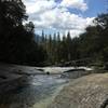 View from one of the top pools of Willow Creek.