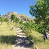 Starting up the Bear Butte Trail.