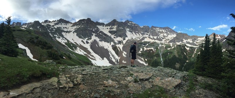 Looking across the valley to Dallas Peak.