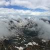 Moody mountain top views.