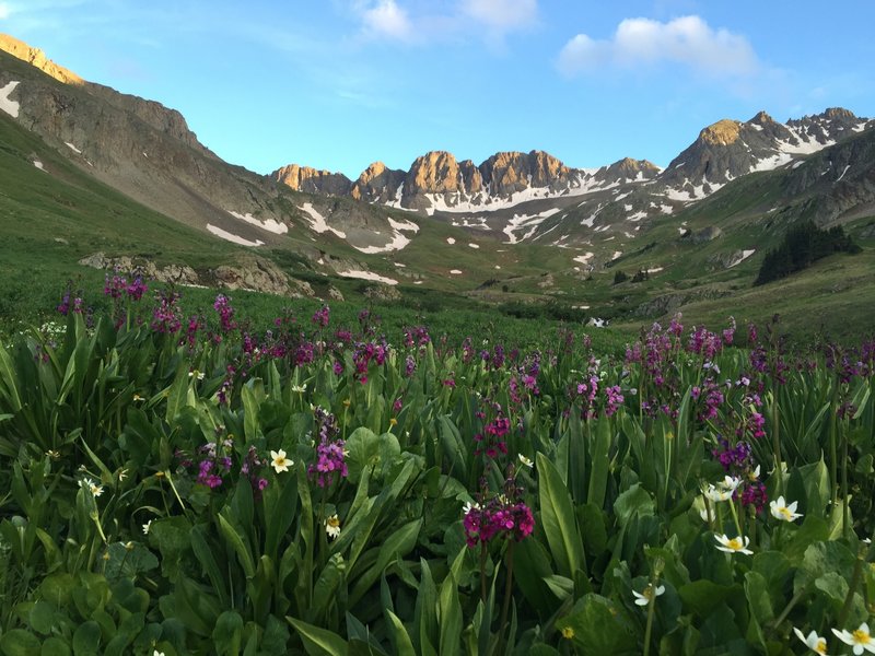 Fourth of July in American Basin. Does it get more patriotic?