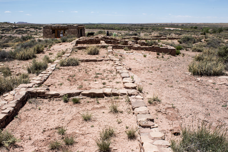 The remnants of Puerco Pueblo.