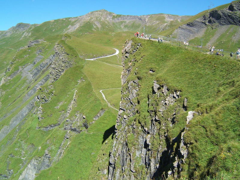 Looking back from the Cliff Walk.