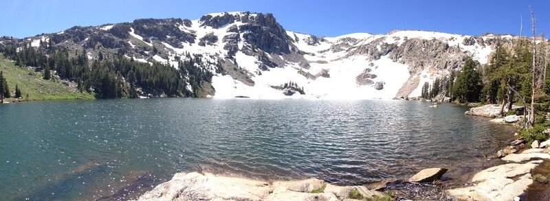 Emigrant Lake in late June, 2016.