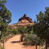 Bell Rock from the start of the trail.