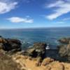 Panorama of Harmony Headlands Cove.