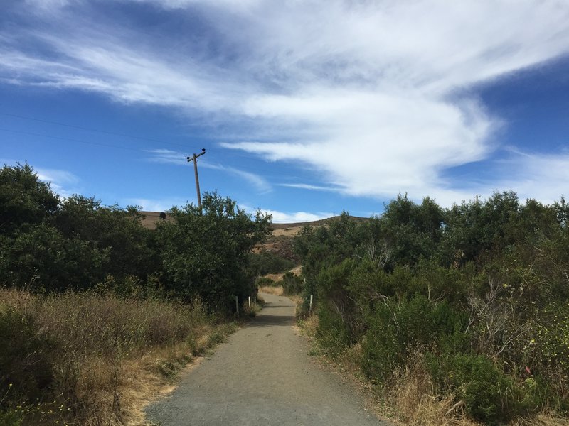 View from trailhead.