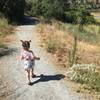 Running down the trail - such a great spot to bring kids!