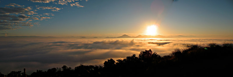 Sunrise over Poway.