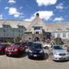 Parking area approaching Timberline Lodge