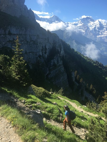 Headed up Daube Peak.