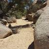 Nice area to explore the rocks and grab some shade!