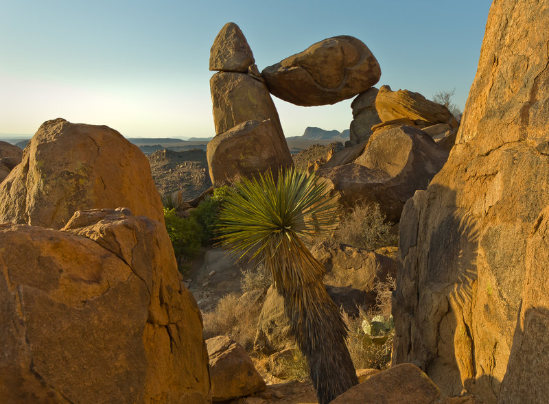 Big Bend's famous Balanced Rock.