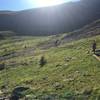 Colorado Trail leading to San Luis Peak south summit route.