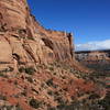 Looking down Monument Canyon. with permission from Hobbes7714 Photo Credit: Andrew Wahr  Link: https://twitter.com/WahrAndrew