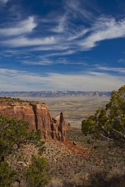 The view from Otto's Trail down toward Grand Junction, Colorado. with permission from Richard Ryer