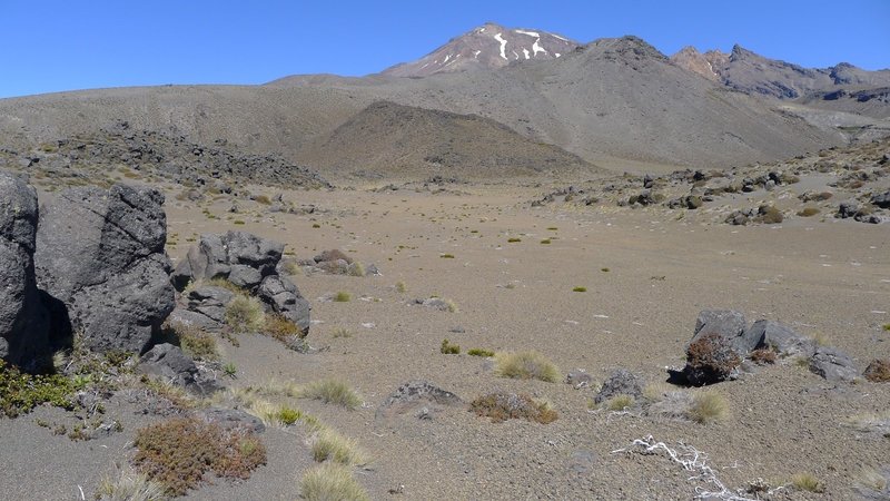 A Lunar Landscape! The Tongariro National Park offers dramatic and ever changing relief.