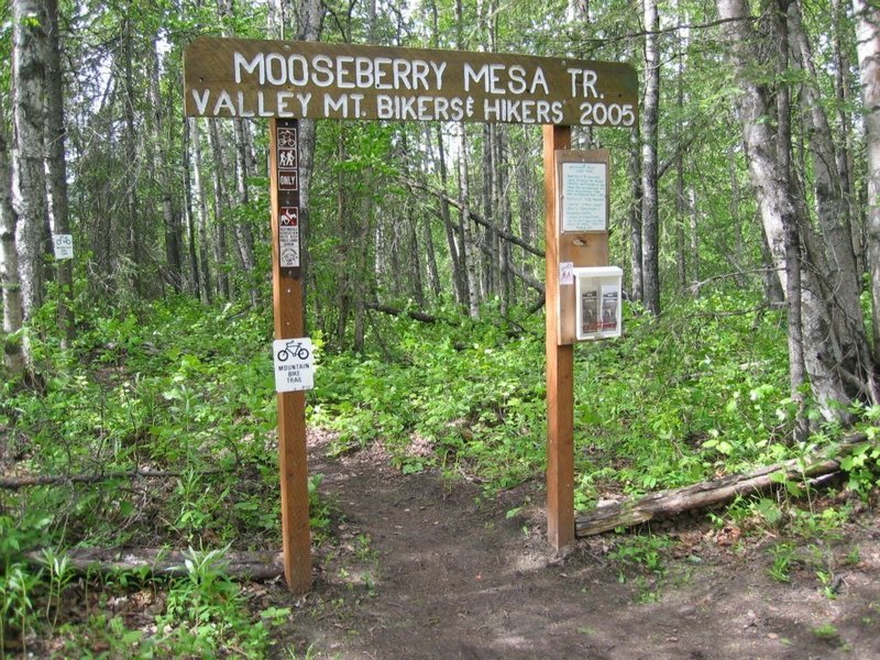 Main entrance to Mooseberry Mesa.