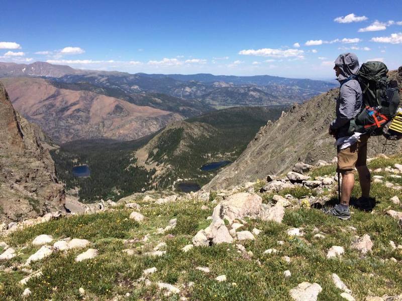 Ptarmigan Point - North Inlet/Tonahutu trail junction.  VERY windy!