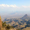 Birds soaring high above the Chihuahuan Desert from the South Rim.