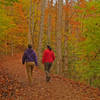 Heading to Juney Whank Falls on a perfect fall day.