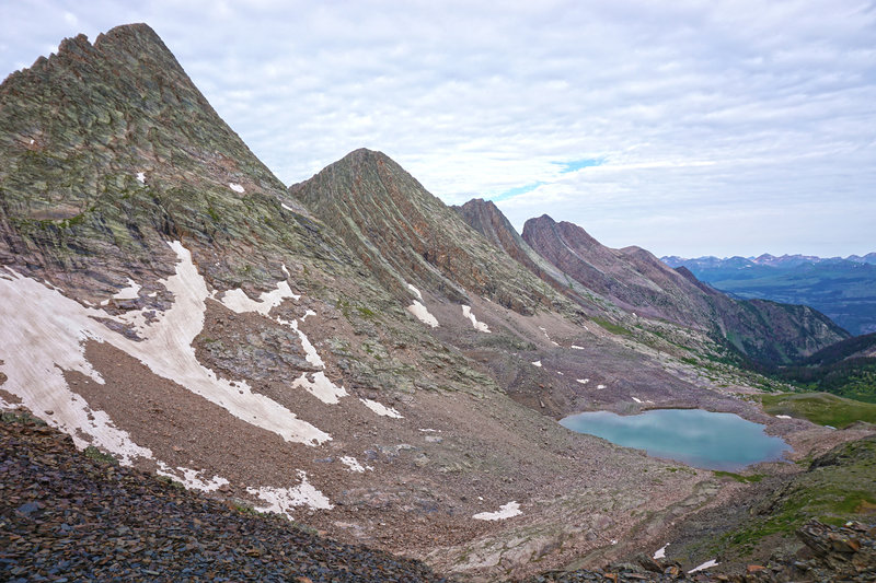 The Grenadiers, from Trinity Pass.