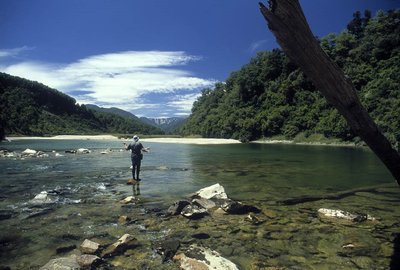 Mokihinui river near 'lake' Perrine.
