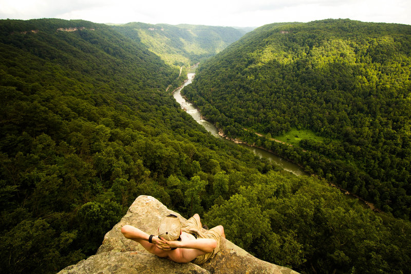 Chilling on Diamond Point.