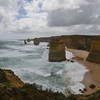 View of the Twelve Apostles heading out to the point.