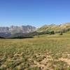 View from Baker Pass to the west.