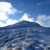 Early pre-season snow near Holdsworth summit.