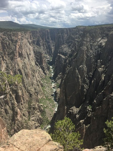 One of the many views of the Black Canyon. This shot taken at Exclamation Point.