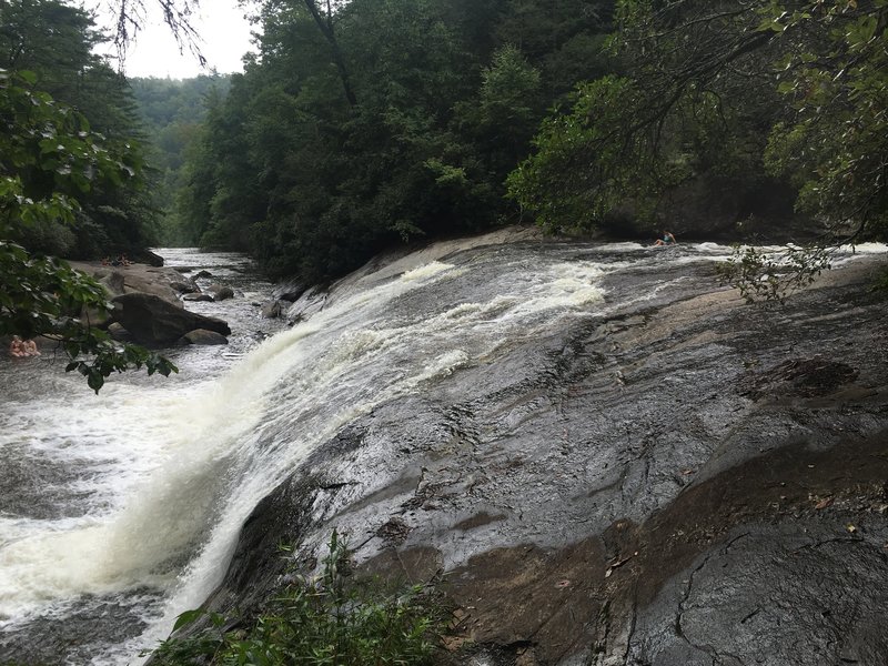 Getting ready to ride Turtleback Falls.