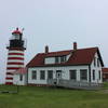 West Quoddy Head Lighthouse.