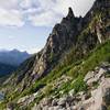 Looking into the Enchantments Basin.