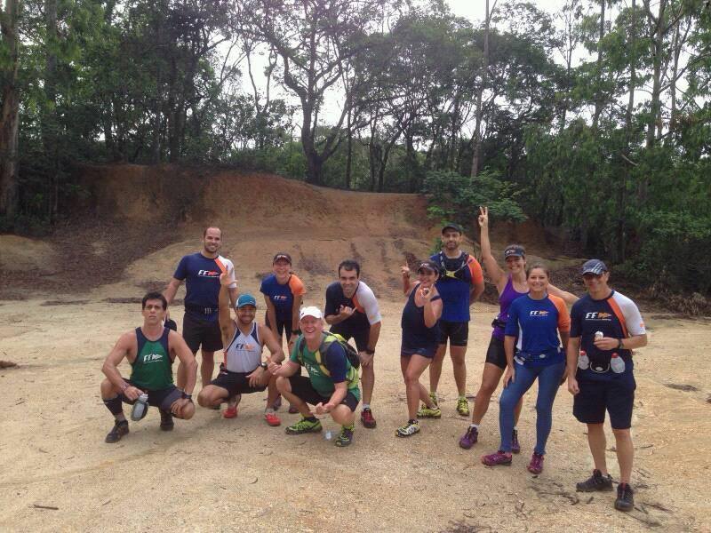 Campinho - Rampas de Bike - The group at the bike ramps.