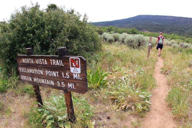 North Vista Trailhead.