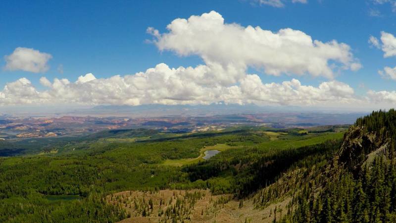 Looking down at Capitol Reef