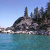 The crystal clear waters of Rubicon Bay, Lake Tahoe.