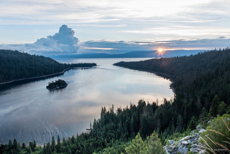 Emerald Bay in the morning light.