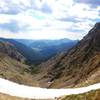 In the saddle between Chapin and Chiquita looking southeast.