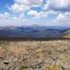 On Mt Chiquita looking northwest toward Flatiron Mt and Chapin Creek.