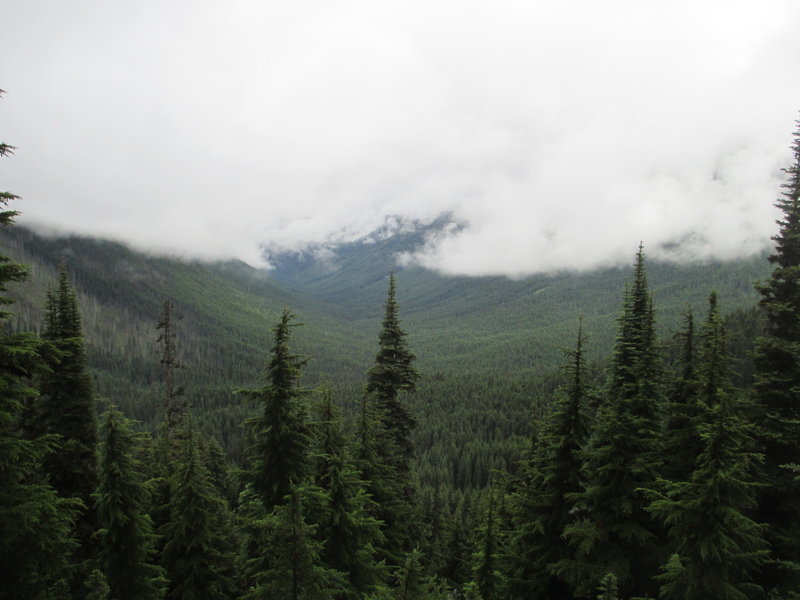 Beautiful view of the valley along Jackita Ridge Trail.